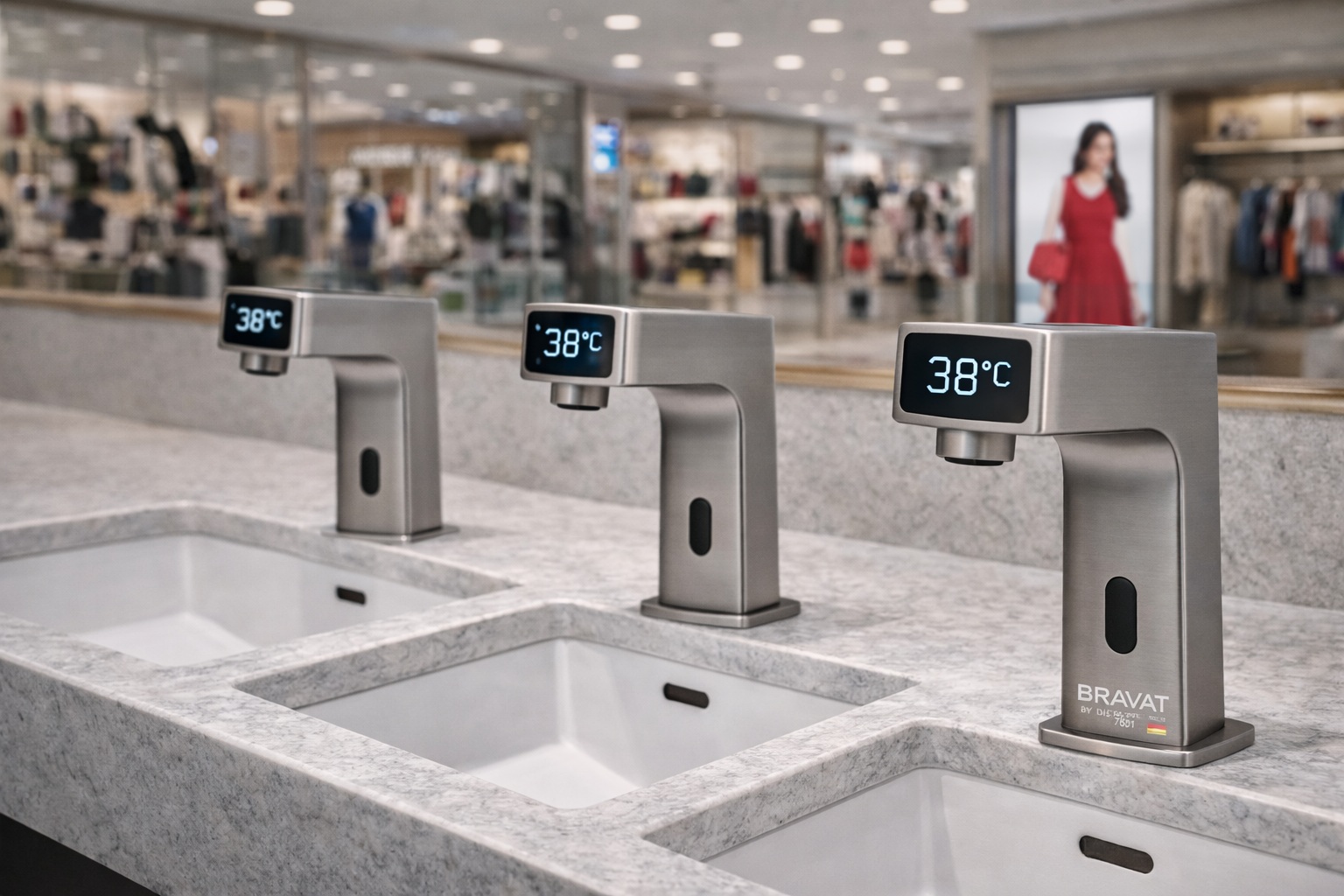 Digital Display Motion Sensor Faucet BST-781M